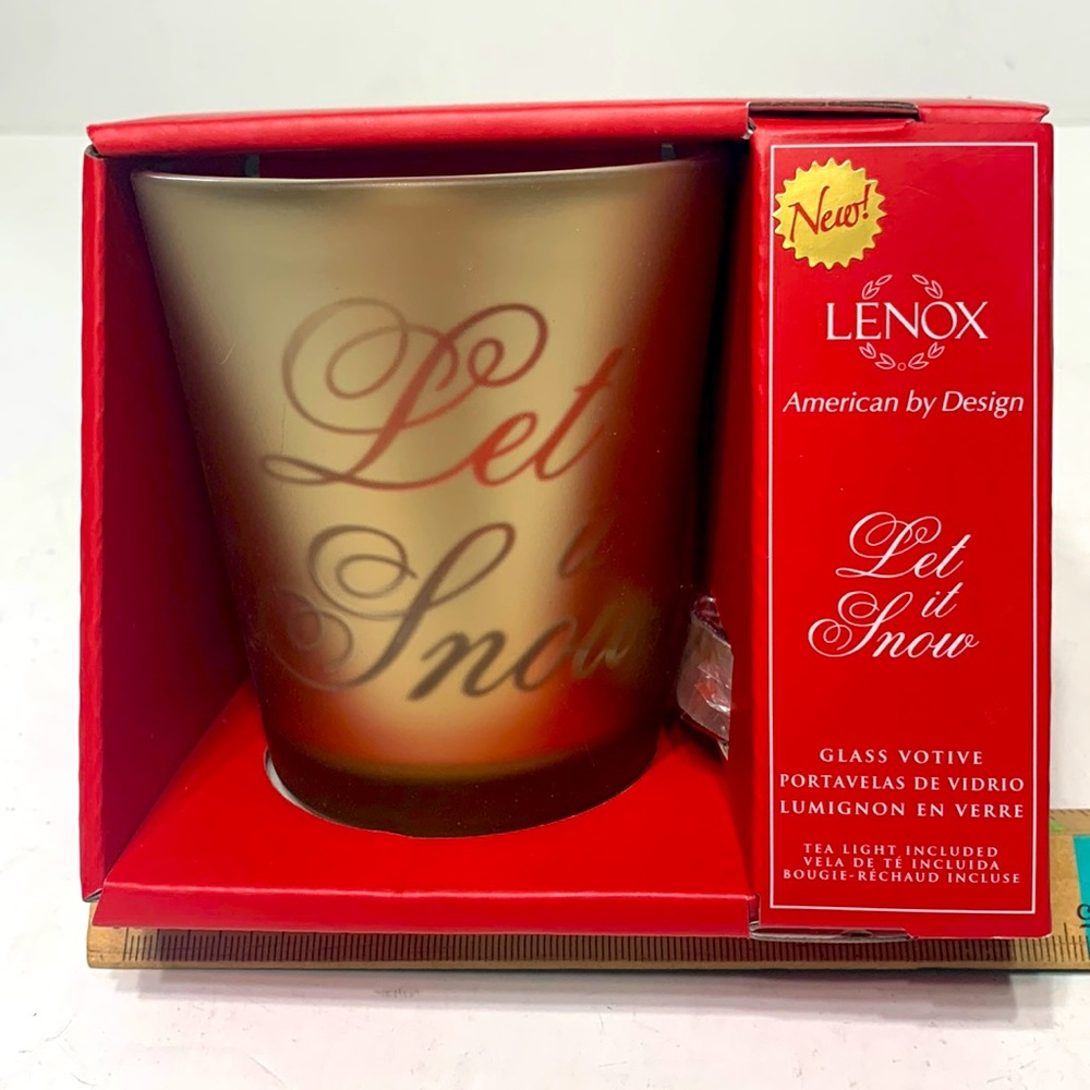 Lenox candle LET IT SNOW New
